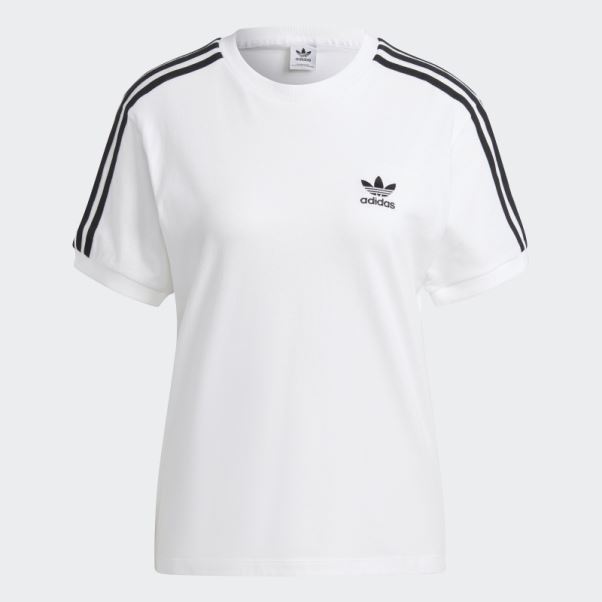 Adicolor Classics 3-stripes T-shirt Adidas Blanc