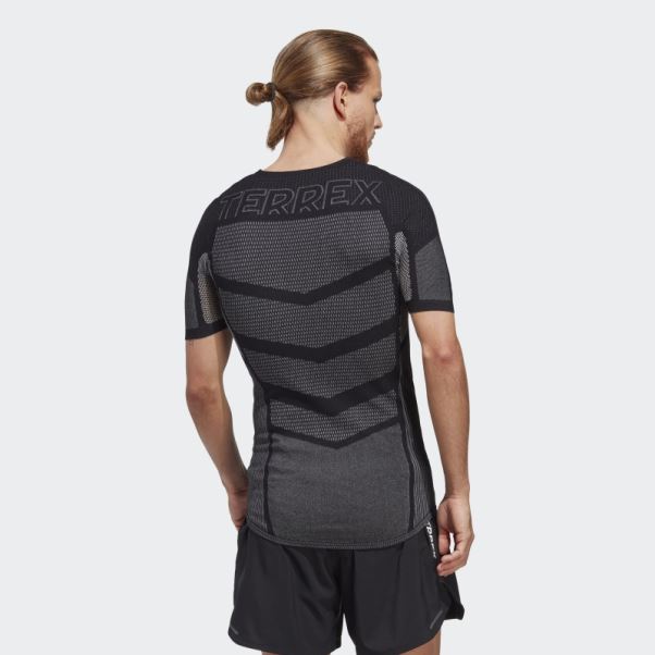 Adidas Terrex Drynamo Short Sleeve Baselayer Tee Noir