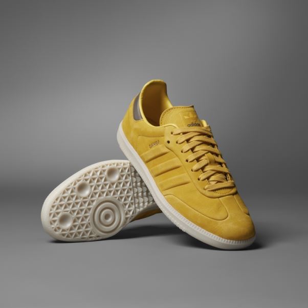 Adidas Chaussures De Samba Dorées