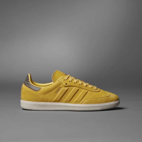 Adidas Chaussures De Samba Dorées