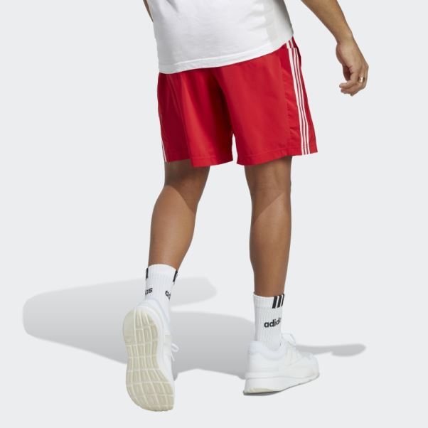 Aeroready Essentials Chelsea 3-stripes Short Adidas écarlate