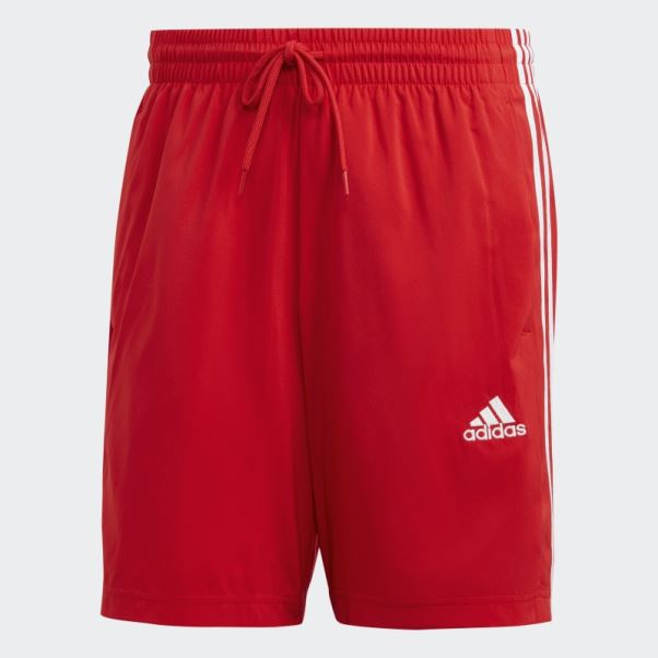 Aeroready Essentials Chelsea 3-stripes Short Adidas écarlate