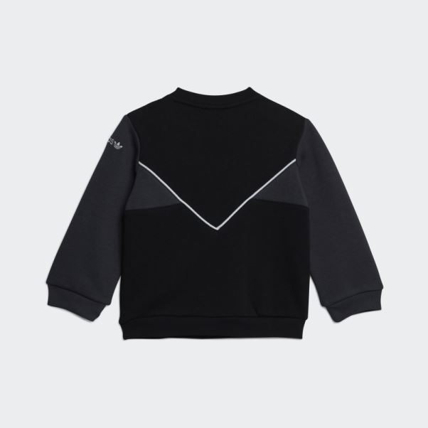 Adidas Adicolor Crew Set Carbone