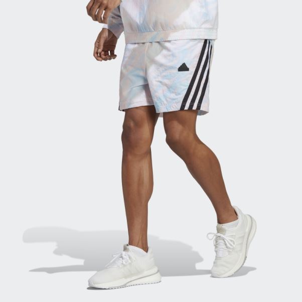 Short Blanc à Imprimé Future Icons Adidas