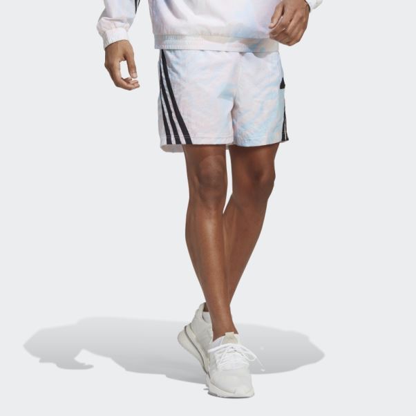Short Blanc à Imprimé Future Icons Adidas