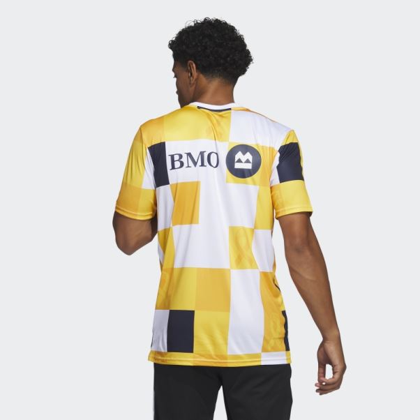 Maillot Pré-match Toronto Fc Kick Cancer Infantile Adidas Coll Or