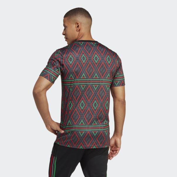 Maillot Pré-match Ajax Amsterdam X Daily Paper Adidas Noir