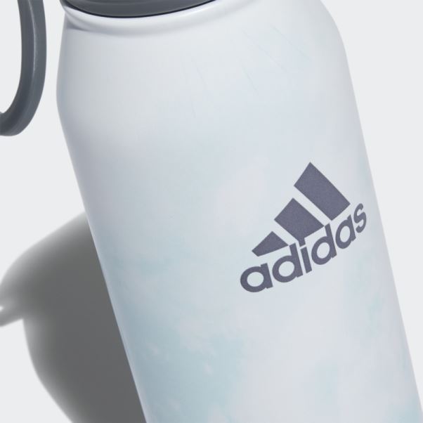 Bidon Métal Acier Adidas Bleu Clair 1l