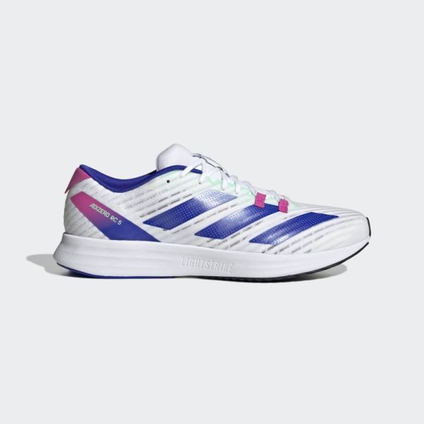 Chaussures De Course Adizero Rc 5 Blanches