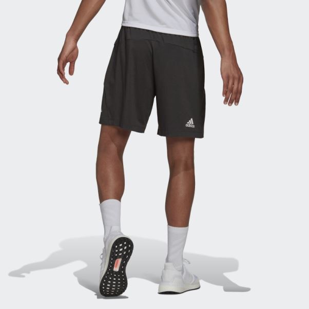 Short D'entraînement Adidas Train Icon 3-bar Noir
