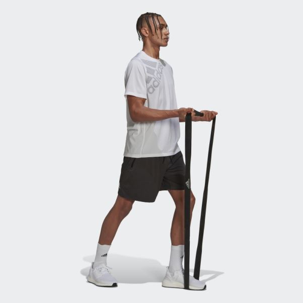 Short D'entraînement Adidas Train Icon 3-bar Noir