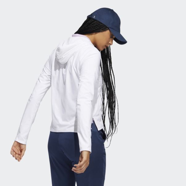 Sweat à Capuche Doublé Wind.rdy Adidas Blanc