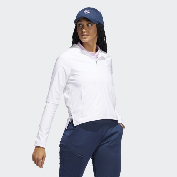 Sweat à Capuche Doublé Wind.rdy Adidas Blanc