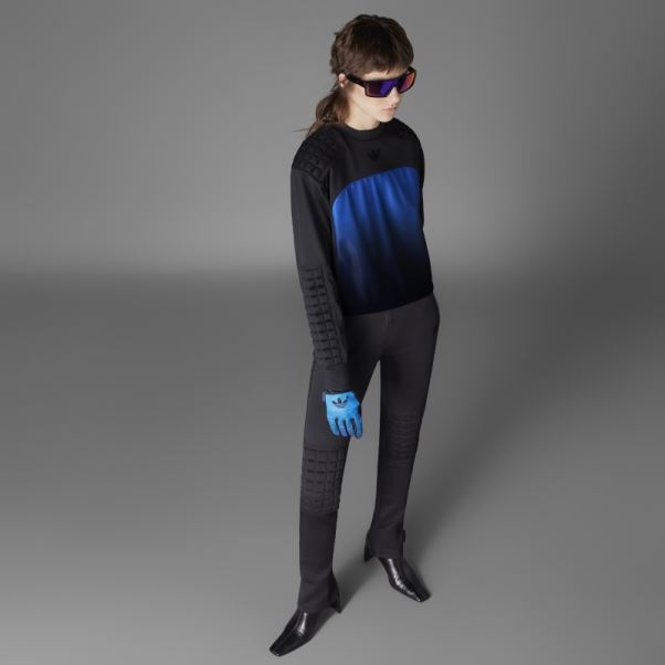 Haut De Gardien De But Adidas Version Bleue Noir