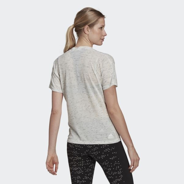 T-shirt Adidas Sport Inspired Winners 2.0 Blanc Chiné