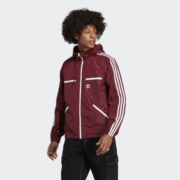 Coupe Vent Adidas Adicolor Classics Rouge