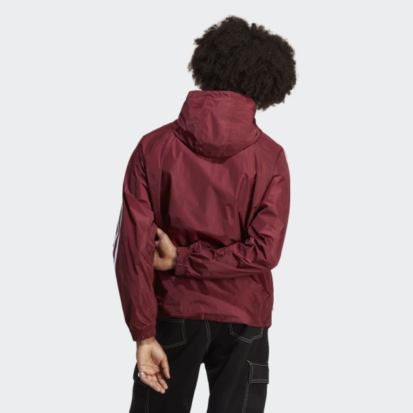 Coupe Vent Adidas Adicolor Classics Rouge