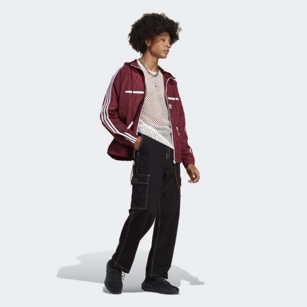 Coupe Vent Adidas Adicolor Classics Rouge