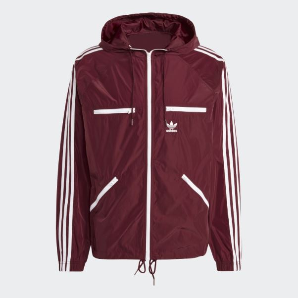 Coupe Vent Adidas Adicolor Classics Rouge
