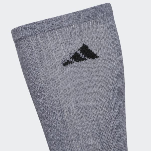 Chaussettes Athlétiques Matelassées Gris Moyen 6 Paires Adidas