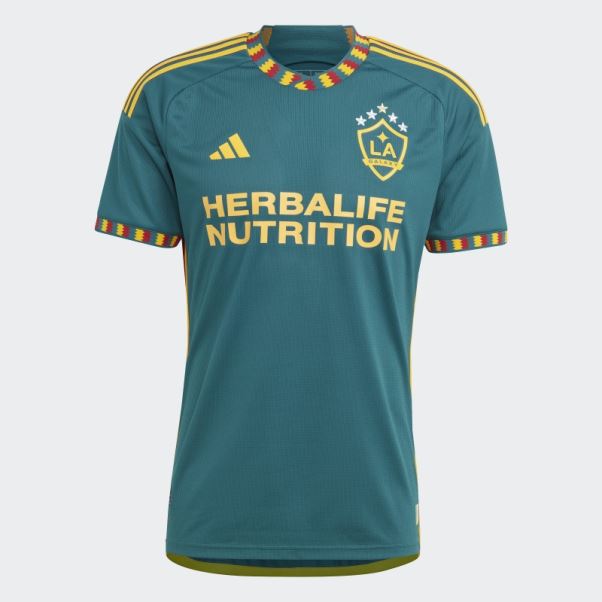 Maillot Authentique Adidas La Galaxy 23/24 Extérieur Mystère Vert