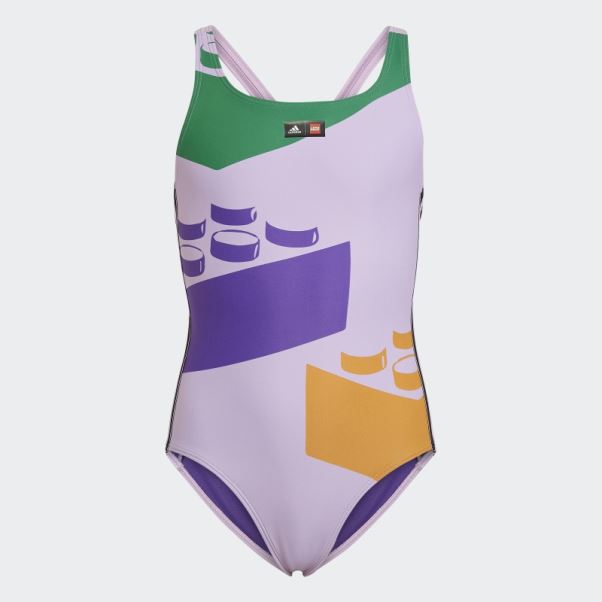 Maillot De Bain Adidas X Lego Lilas