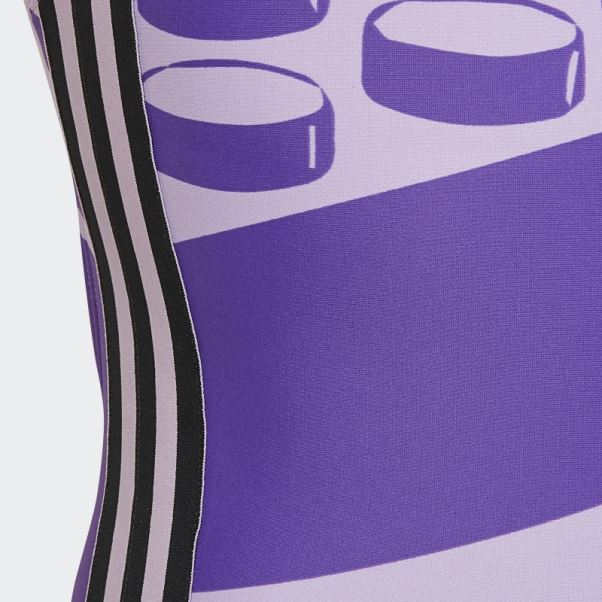 Maillot De Bain Adidas X Lego Lilas
