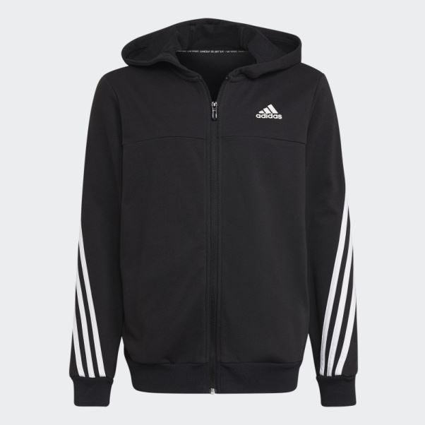 Adidas Survetement 3 Bandes Blanc
