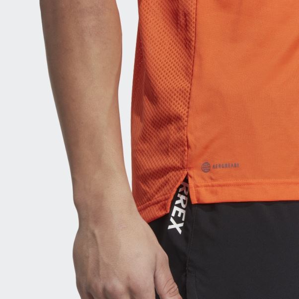 T-shirt Adidas Terrex Agravic Trail Running Orange