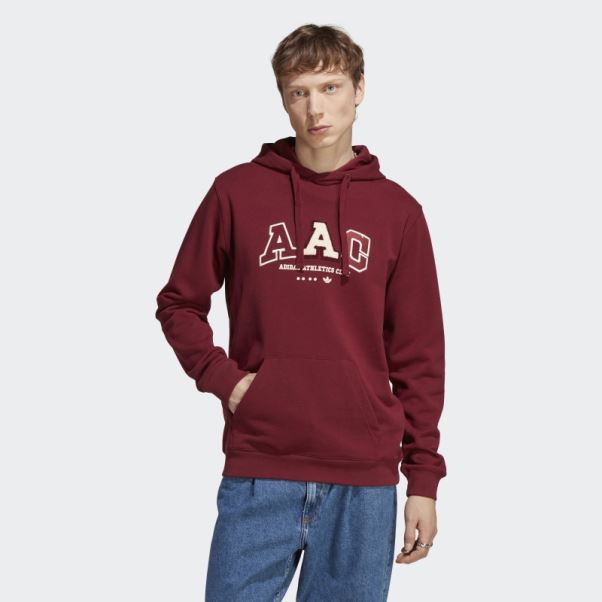 Adidas Rifta Metro Aac Hoodie Rouge Fashion