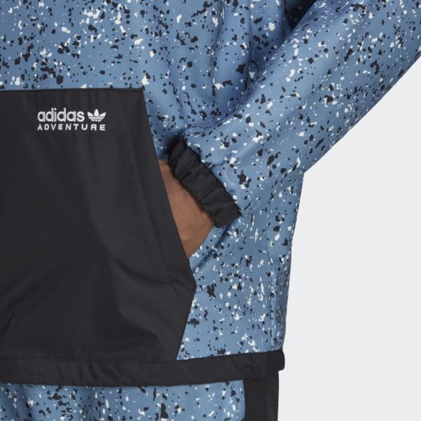 Adidas Aventure Hiver Sweat à Capuche Imprimé Multicolore Fashion