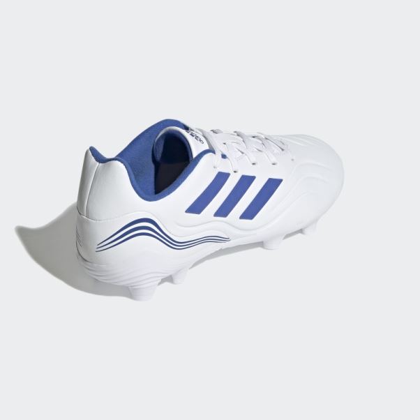 Chaussure De Foot Copa Sense.3 Sol Ferme Blanc Adidas