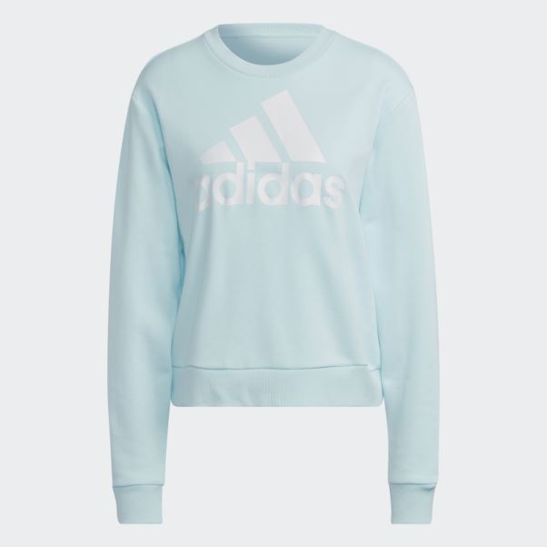 Sweat Ample Adidas Essentials Logo Bleu