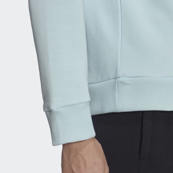 Sweat Ample Adidas Essentials Logo Bleu