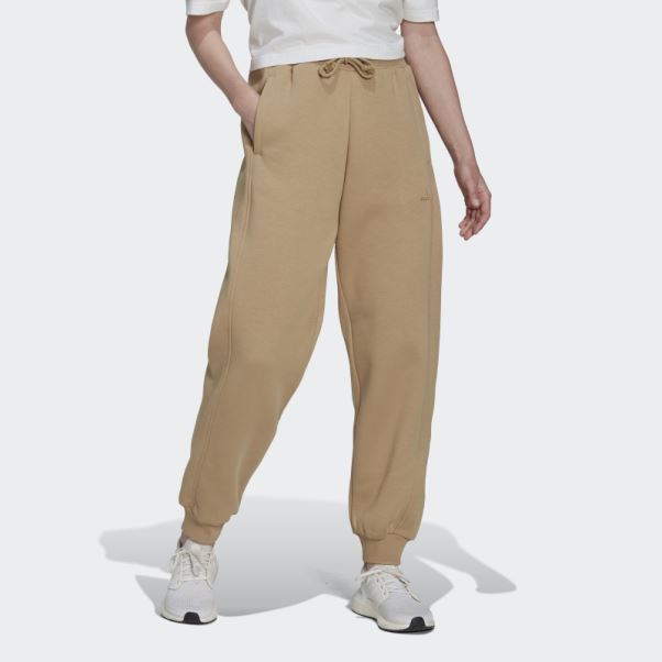 Pantalon Polaire All Szn Beige Ton Adidas
