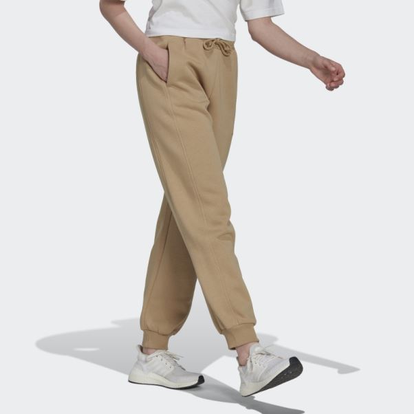 Pantalon Polaire All Szn Beige Ton Adidas