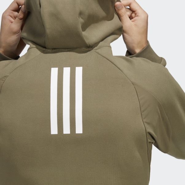 Haut De Survêtement Entièrement Zippé Adidas Olive Designed 4 Gameday Premium