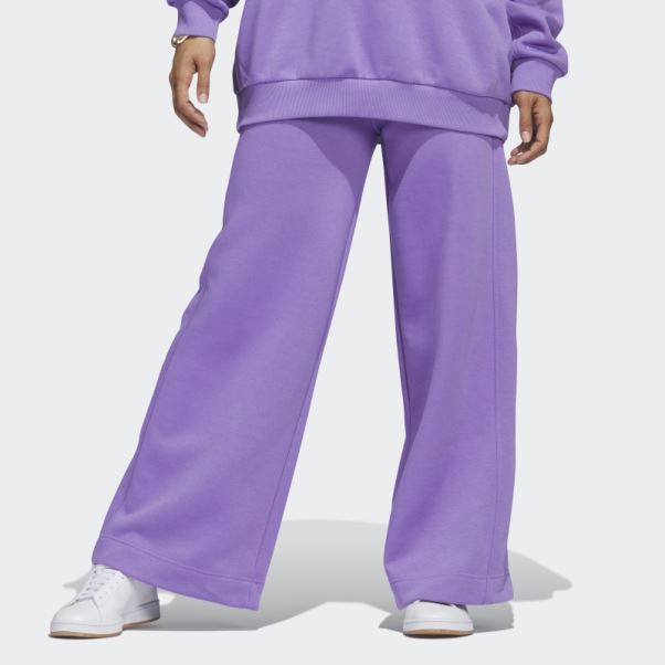 Pantalon Large En Polaire All Szn Adidas Violet