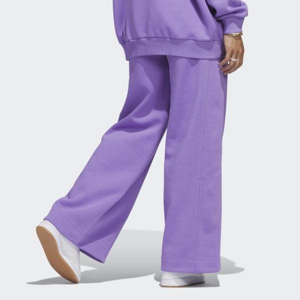 Pantalon Large En Polaire All Szn Adidas Violet