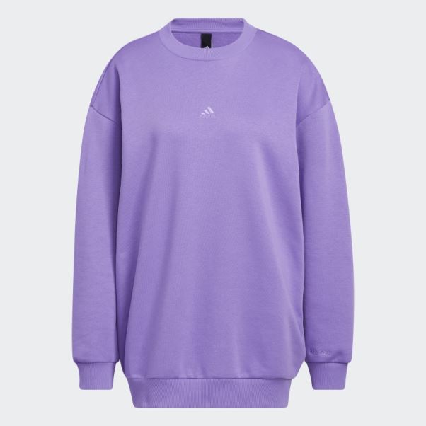 Pantalon Large En Polaire All Szn Adidas Violet