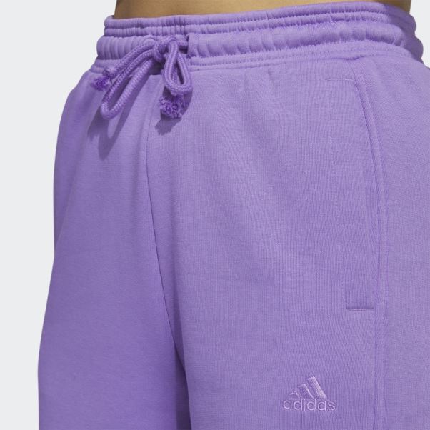 Pantalon Large En Polaire All Szn Adidas Violet