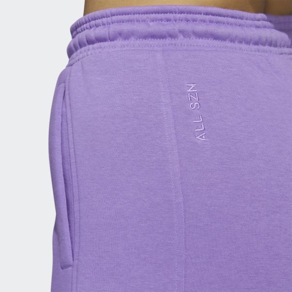 Pantalon Large En Polaire All Szn Adidas Violet