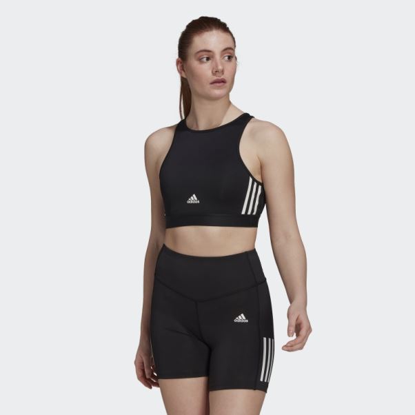 Soutien-gorge D'entraînement à Maintien Léger Aeroready Hyperglam Noir Adidas
