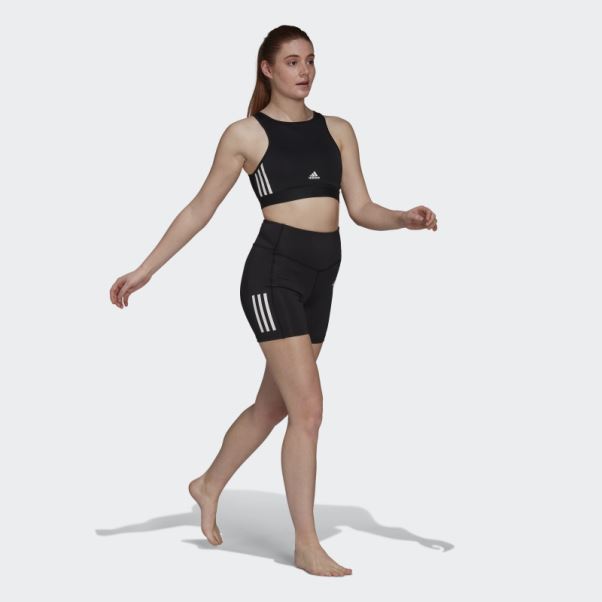 Soutien-gorge D'entraînement à Maintien Léger Aeroready Hyperglam Noir Adidas
