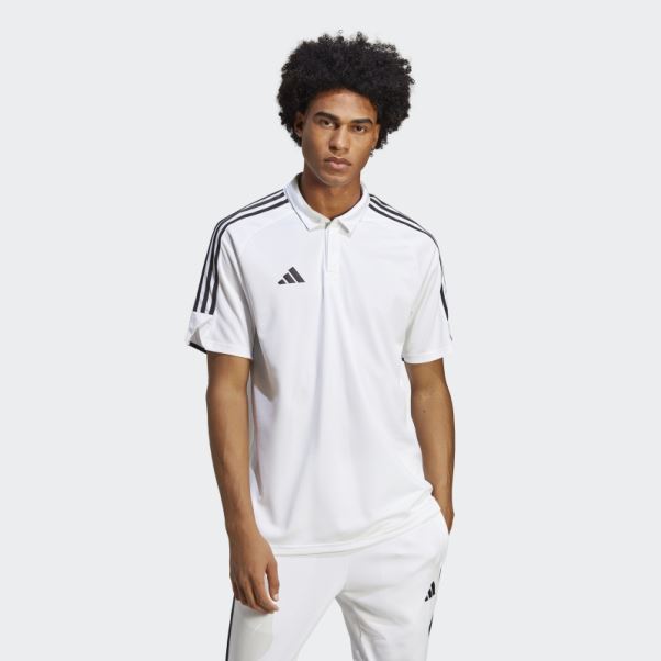 Polo Adidas Tiro 23 League Blanc