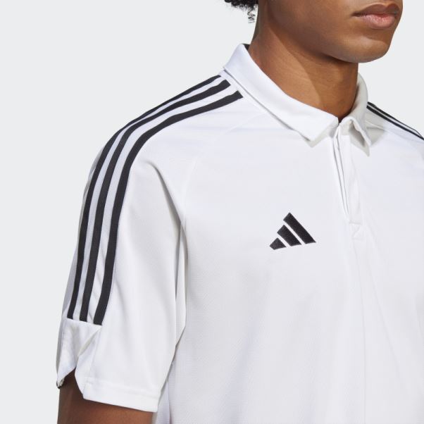 Polo Adidas Tiro 23 League Blanc