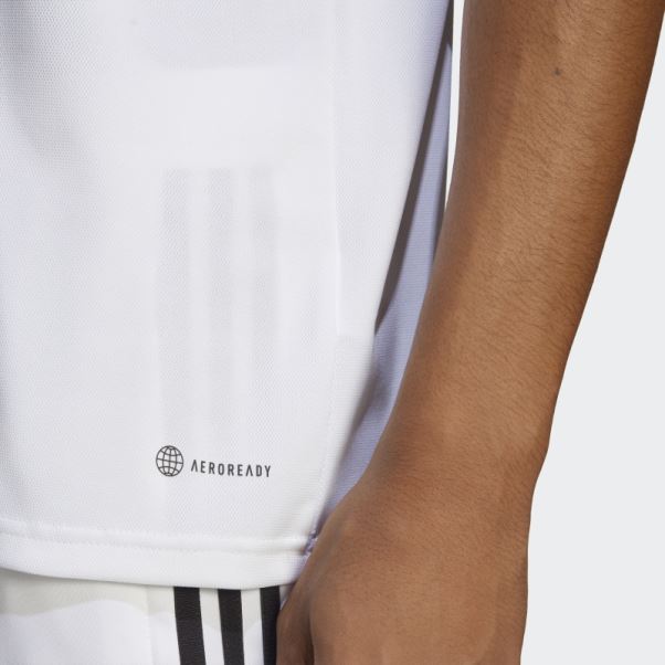 Polo Adidas Tiro 23 League Blanc