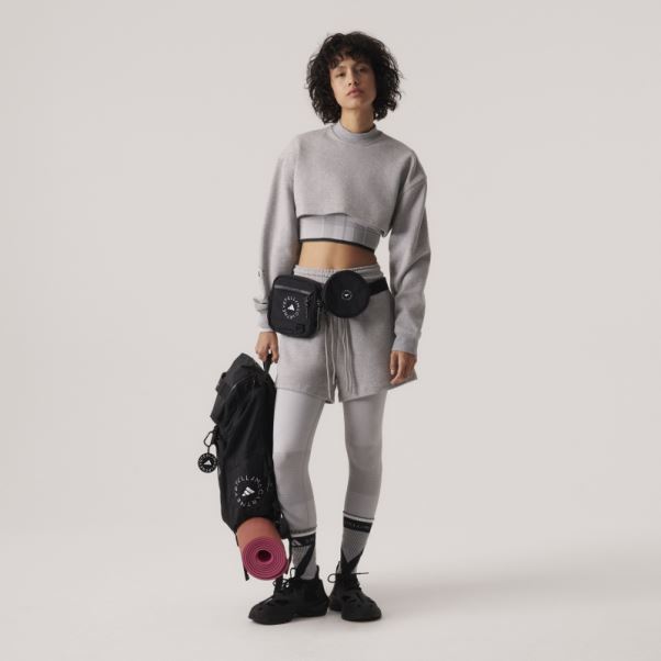 Adidas By Stella Mccartney Truecasuals Terry Short Gris Moyen Fashion