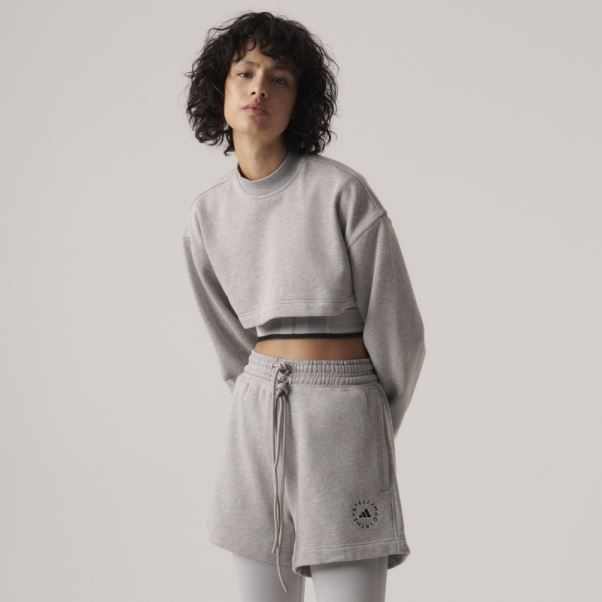 Adidas By Stella Mccartney Truecasuals Terry Short Gris Moyen