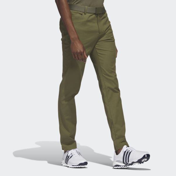 Go-to Pantalon De Golf 5 Poches Olive Adidas